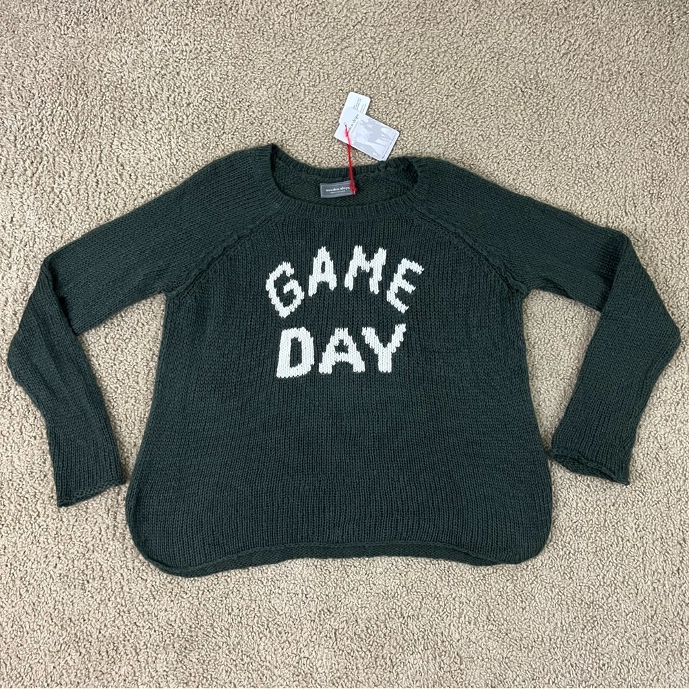 Wooden Ships Game Day Raglan Lightweight Sweater